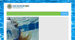 Desktop Screenshot of hendersonpoolservices.com